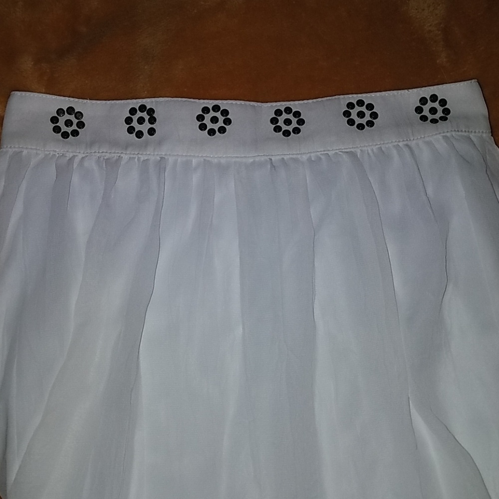 White skirt